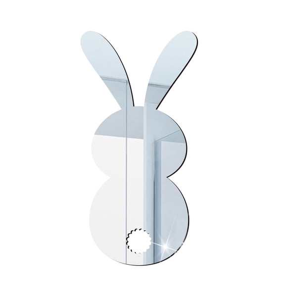 Cheapark 3D Acrylic Wall Decals Frameless Full Length Mirror Easter for Wall Bathroom Bedroom Door
