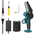 thumbnail image 1 of 21V Portable Mini Electric Pruning Saws Rechargeable Small Wood Spliting Chainsaw One-handed Woodworking Tool for, 1 of 8