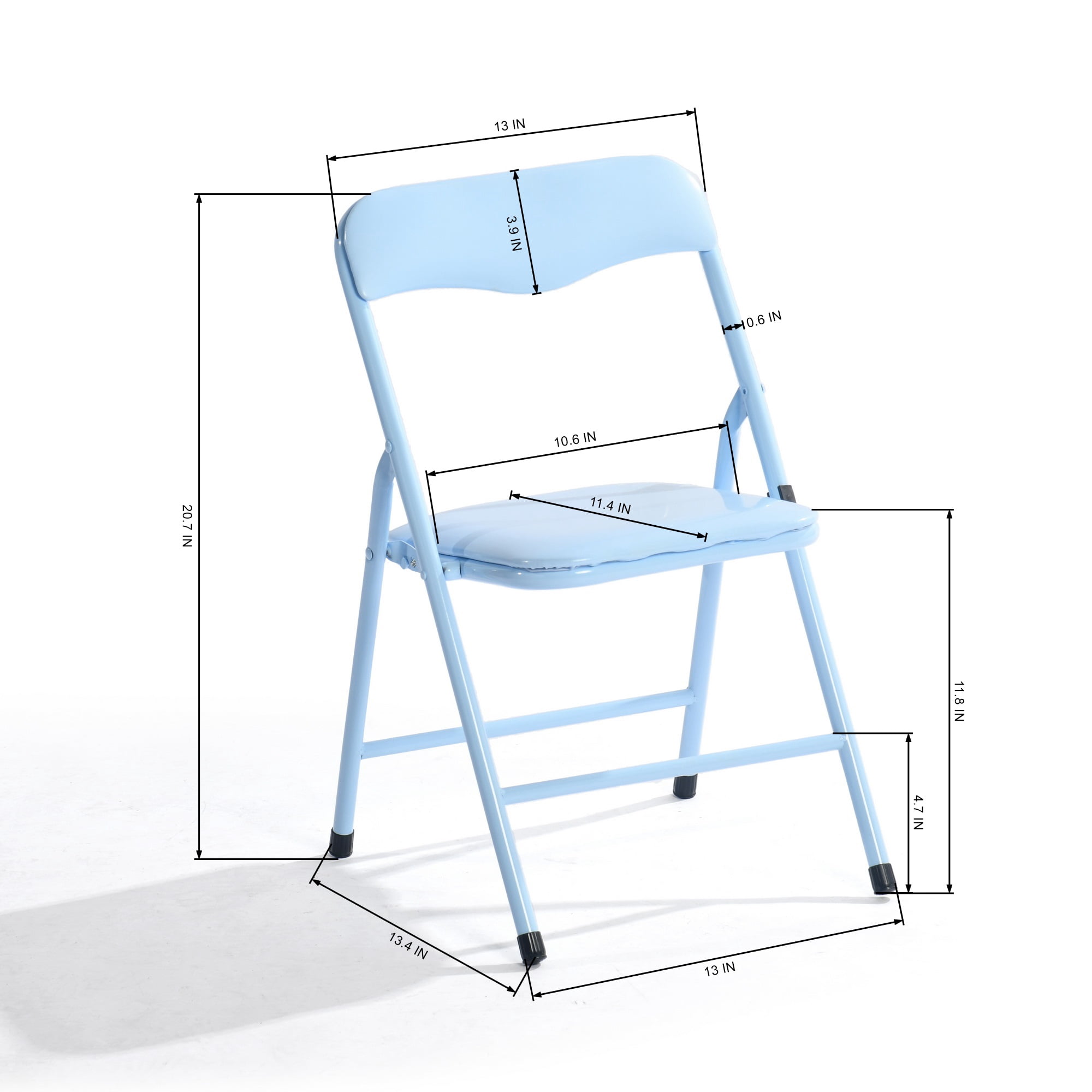 Ensemble table d'activité et 2 chaises pliantes pour enfants Homy Casa, 24 po, métal pour tout-petits et préscolaire, rose/violet/bleu