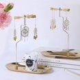 thumbnail image 3 of ziyahi Gold Candle Holder Rotating Tea Light Holder Candleholder Decor B, 3 of 8
