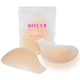 thumbnail image 3 of MIILYE Cache-Tétons Adhésifs Réutilisables Sans Bretelles Invisibles en Silicone pour Bonnets A B C Nude, 3 of 3