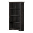 thumbnail image 2 of South Shore Gascony 4-Shelf Bookcase, in Rubbed Black, 2 of 11