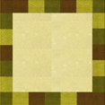 thumbnail image 1 of Ahgly Company Machine Washable Indoor Square Transitional Dark Yellow Green Area Rugs, 8' Square, 1 of 7