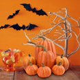 thumbnail image 4 of 7 Pcs Fausses Citrouilles Récolte Citrouille Réaliste Fausse Citrouille en Mousse pour l'Automne l'Halloween Orange, 4 of 8
