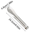thumbnail image 3 of Sentmoon BBQ Tongs Grilling Tongs Stainless Steel Compact Food Clip Household Multi-function Bread Clip Korean Barbecue Clip Clip for Kitchen, Cooking, Baking, BBQ, Grilling, 3 of 3