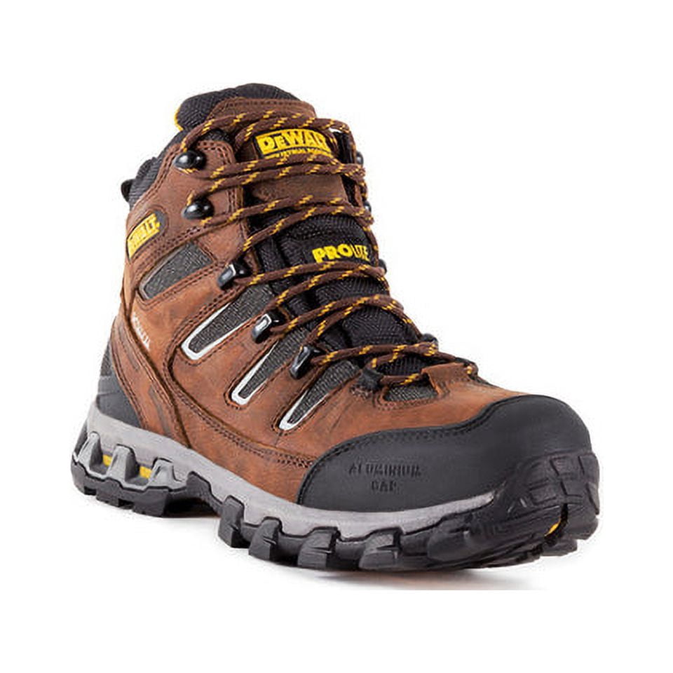 DeWALT Bottes de Travail Imperméables à Embout d'Aluminium Résistantes aux Perforations pour Hommes Argon Bison - DXWP10019-BIS