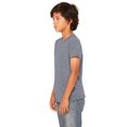 thumbnail image 3 of Bella Canvas Jersey Short-Sleeve Tee 3001Y, L, Dark Grey Heather, 3 of 3