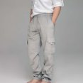 thumbnail image 2 of Boys' Cargo Pants with Straight Leg Cut - Trendy & Versatile for Ages 3-14 (Spring Comfort+Stylish Fit), 2 of 4