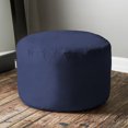 thumbnail image 5 of Jaxx Saxx Pouf Rond de 3 Pieds avec Housse Amovible, Bleu Marine, 5 of 5