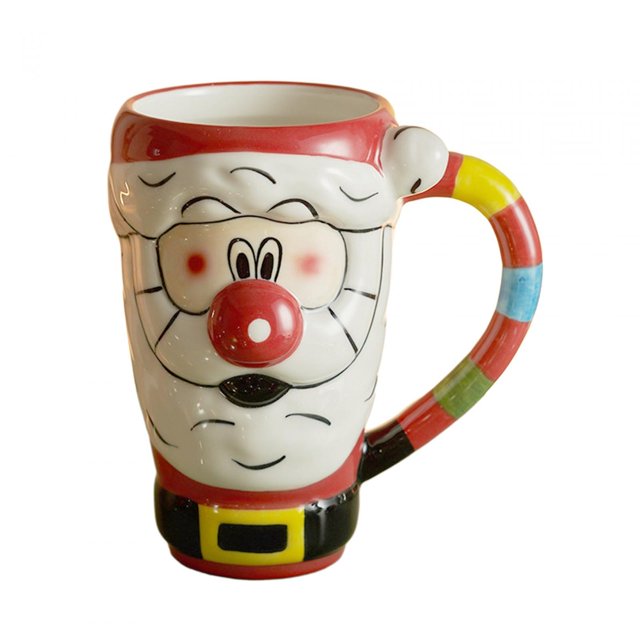 Cute Ceramic Mug Christmas Coffee Mug for Tray Decor Christmas Birthday Gift