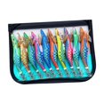 thumbnail image 3 of S SERENABLE 10Pcs Fishing Lures Set Squid Jig Lures Sinking Lure for Saltwater Accessory 12cm, 3 of 9