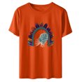 thumbnail image 5 of Dadaria T-Shirt pour Femmes Matters Orange Chemise à Manches Courtes T-Shirt Col Rond Hauts Chandail d'Été Blouses TG, 5 of 5