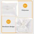 thumbnail image 4 of Shisuyan Coussin Anneau Coussin Blanc Forme 1Ensemble 3.7X3.5X1.4In, 4 of 9