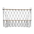 thumbnail image 1 of Abbracc Wall Hanging Net Plush Toy Net Handwoven Boho Macrame Stuffed Animal Hammock Gray, 1 of 9
