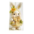 thumbnail image 1 of Easter Beach Towel Holiday Party Layout Outdoor Beach Towel Microfiber Bunny, 1 of 6