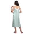 thumbnail image 2 of Moomaya Robe de Nuit Imprimée pour Femmes, Col en V, Bretelles Spaghetti, 2 of 6