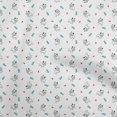thumbnail image 1 of oneOone Silk Tabby White Fabric Medical Craft Projects Decor Fabric Printed By The Yard 42 Inch Wide, 1 of 4