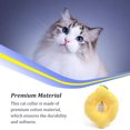 thumbnail image 4 of QualitChoice Cat Neck Cone Puppy Accessories Elizabethan Collars Adjustable Dogs Collar Breathable Surgery Kitten Cones Lemon Pattern S 1Set, 4 of 6