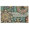 thumbnail image 1 of Mainstays Floral Welcome Doorscapes Doormat, 18" x 30", 1 of 6