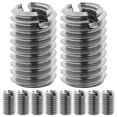 thumbnail image 1 of Shisuyan 10 Pcs Metal Thread Repair Inserts Helical Coiled Threaded Sleeves for Lamp and Mechanical Equipment Thread Repair Kit for DIY Projects, 1 of 8