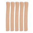 thumbnail image 3 of Toe Tube Finger Toe Tube Toe Sleeve Separator Toe Protector Tube Toe Sleeve 5pcs Finger Toe Tube Toe Sleeve Separator Pedicure Corn PU Gel Elastic Fabric Toe Protector TubeS 15 X, 3 of 8