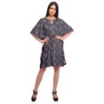 thumbnail image 3 of Moomaya Robe Courte de Caftan de Plage, Robe de Couverture Imprimée, Kaftan pour Femmes, Tenue de Plage, Couverture, 3 of 4