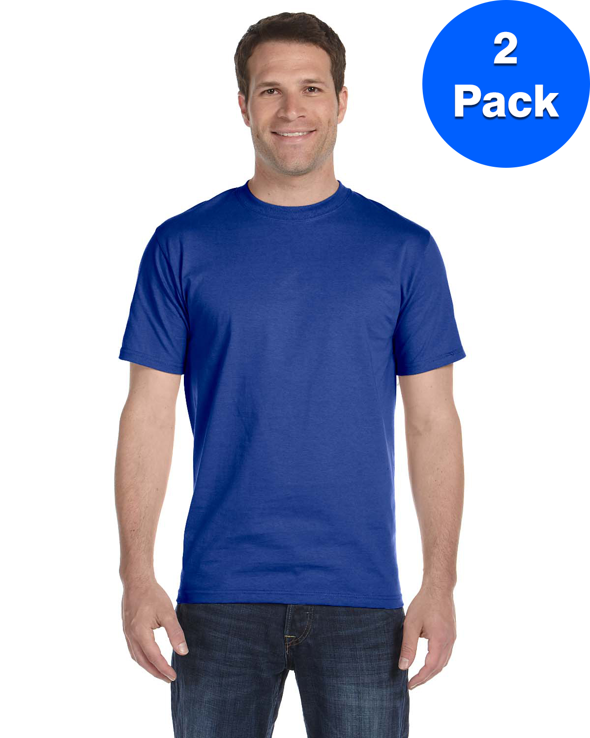 Hanes Tall Beefy-T pour Hommes - 518T (Lot de 2)