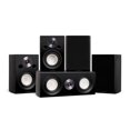thumbnail image 1 of Fluance Reference Compact Surround Sound Home Theater 5.0 Channel Speaker System including 2-Way Bookshelf, Center Channel and Rear Surround Speakers - Black Ash (X850BC), 1 of 7