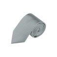 thumbnail image 1 of INSPIRE CHIC Men's Solid Color Narrow Stripes Necktie Graduation Suit Formal Ties Cement Grey, 1 of 5