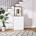 thumbnail image 2 of HOMCOM Commode de Chambre, Commode à 4 Tiroirs pour Chambre, Blanc, 2 of 10