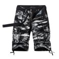 thumbnail image 1 of Birdeem Men Casual Solid Zipper Button Multi-Pocket Cropped Cargo Shorts, 1 of 1