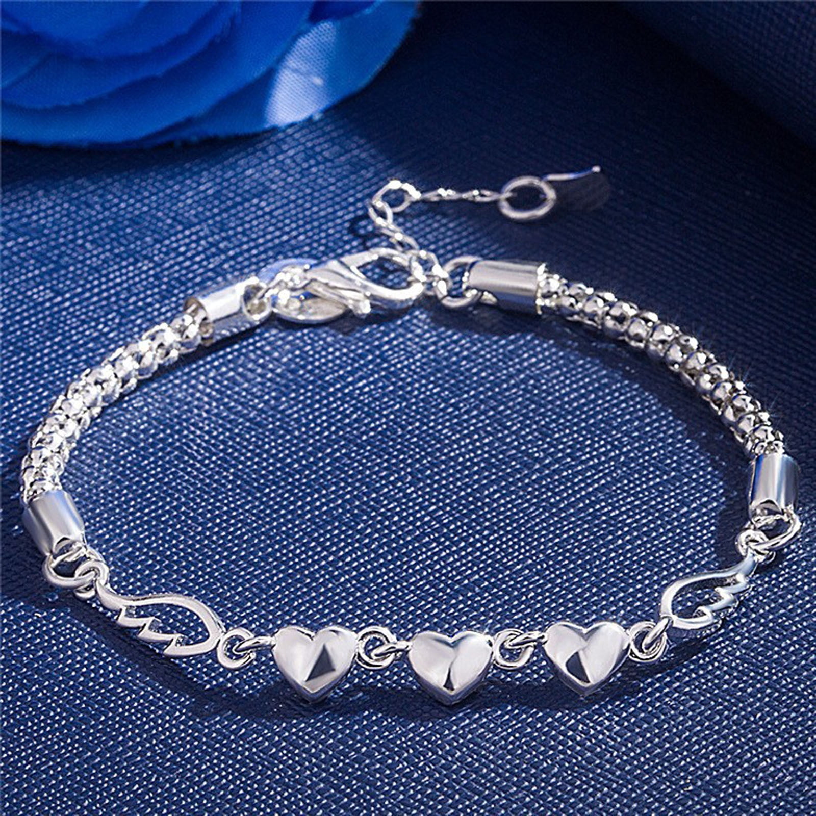 LSLJS Bracelet Love Small Chain Silvers Jewelry Women's Jewelry