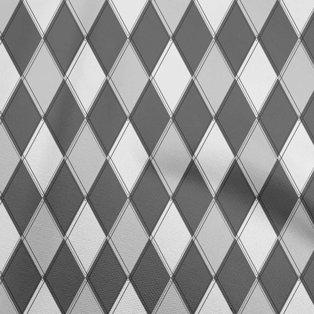 oneOone Polyester Spandex Medium Gray Fabric Argyle Sewing Craft Projects Fabric Prints By Yard 56 Inch Wide