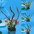 thumbnail image 1 of Fake Water Plants Safe Accessories Resin Simulation Driftwood Tree Root for Landscaping, 1 of 8