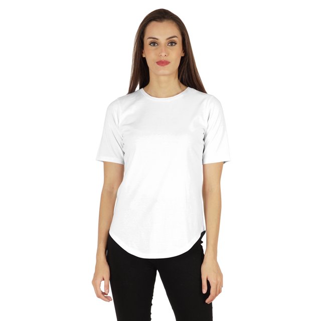 Inkmeso Regular Fit Solid Round NeckTop For Womens Casual Short Sleeves Soft Tee Tops