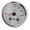 White Dial Silver Bezel, variant on 3 in 1 Electrical Tachometer Oil Pressure Gauge Water Temp Gauge 4 3/8in 6000rpm 0 to 10bar 40 to 120 degrees Celsius 7 Colors Backlit for RV Yacht Truck