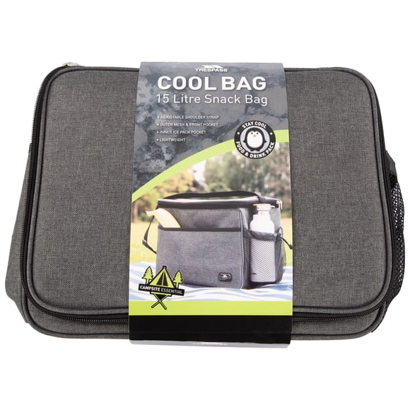 Trespass Large Cool Bag 15L with Straps For Camping Picnic Lunch Nukool