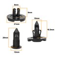 thumbnail image 3 of 30 Pcs Car Plastic Rivets Fastener Bumper Fender Push Clips 8mm for Nissan, 3 of 4