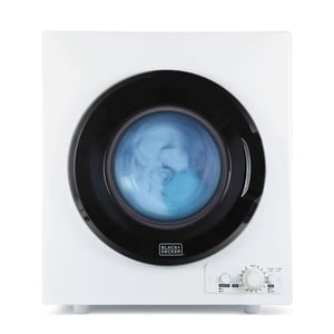 Noir + Decker BCED26 Séchoir compact pour sortie murale standard, petit, 5 Modes, volume de charge 8.8 Lbs., Blanc