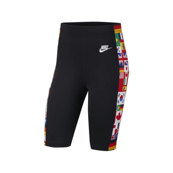 Nike Sportswear Bike Womens Active Shorts Size S, Color: Black/Multi