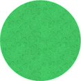 thumbnail image 1 of Ahgly Company Machine Washable Indoor Round Transitional Lime Green Area Rugs, 7' Round, 1 of 7