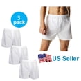 thumbnail image 2 of Lot de 4 à 12 Boxeurs Blancs pour Hommes avec Ceinture Flexible Confortable, 2 of 19