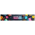 thumbnail image 1 of Colorful Thank You Teachers Backdrop Banner, Teacher Appreciation Day Decor, Education Theme Background, for Classroom Celebrations Teacher Parties Photo Props, 1 of 4