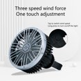 thumbnail image 4 of Ohufall Portable Car Cooling Fan With RGB Atmosphere Light 3 Speed Adjustable Fan For Car Home Office, 4 of 6