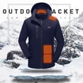 thumbnail image 1 of LSLJS Outdoor Warm Clothing Heated for Riding Skiing Fishing Charging Via Heated Coat( Blue, XXL), 1 of 6
