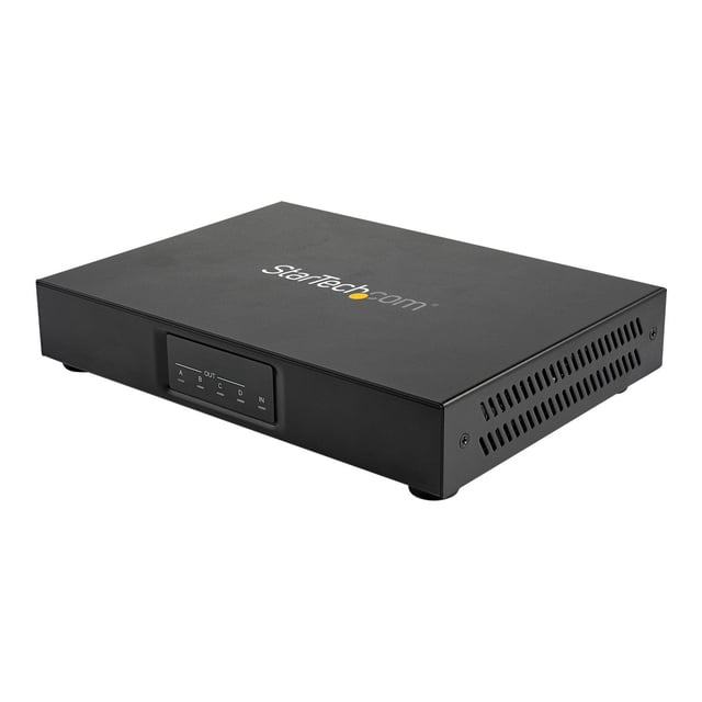 StarTech.com 2x2 Contrôleur Mural Vidéo HDMI, 4K 60Hz Entrée Vidéo HDMI 2.0 vers Sortie 4x 1080p, Processeur Mural Vidéo pour Affichage Multi-Écran, Répartiteur Mural Vidéo, Contrôle RS232/Ethernet - configuration à Distance (ST124HDVW) - Répartiteur Vidéo/audio - 4 x HDMI - Bureau