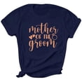 thumbnail image 1 of T-Shirt à Col Rond pour Femmes avec Imprimé Graphique - Manches Courtes, Haut Décontracté et Tendance avec Motif de Lettres, 1 of 2