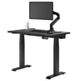 thumbnail image 1 of Desky Bureau Assis-Debout Mini Double - Noir / 44 x 24 Pouces / Noir Mat, 1 of 10