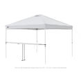 thumbnail image 2 of Ozark Trail 8 Foot Extendable Tailgate Table, White, 92.5 in x 12 in x 39 in (H), Outdoor Tailgate Canopy Side Table with Bottle Opener, Canopy Not Included, 2 of 8