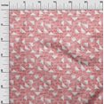 thumbnail image 2 of oneOone Cotton Cambric Medium Pink Fabric Texture & Triangle Geometric Sewing Material Print Fabric By The Yard 56 Inch Wide, 2 of 4
